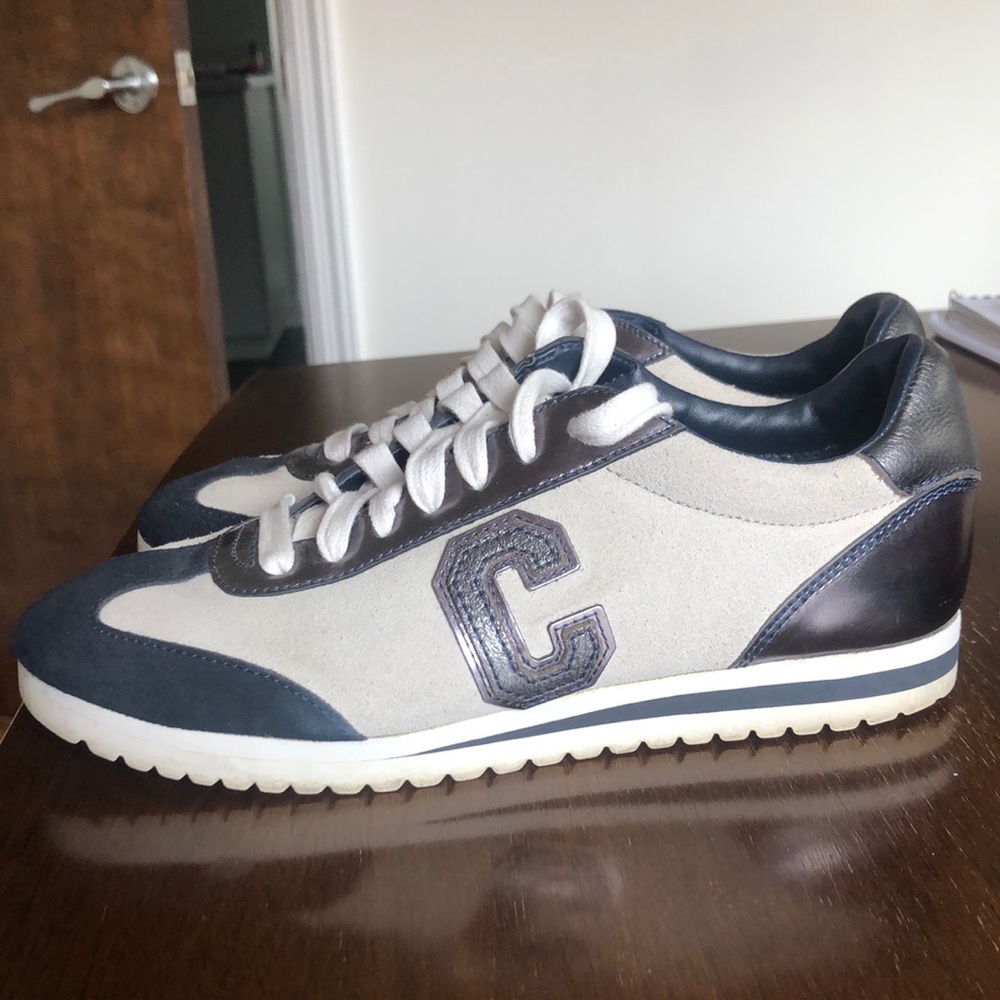 Coach Ian Suede Low Top Lace Up Sneakers